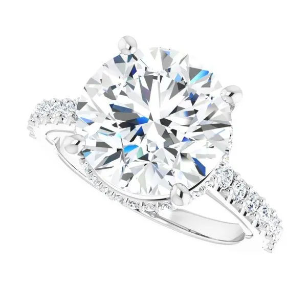 Hidden Halo-Style Engagement Ring Image 5 Clater Jewelers Louisville, KY