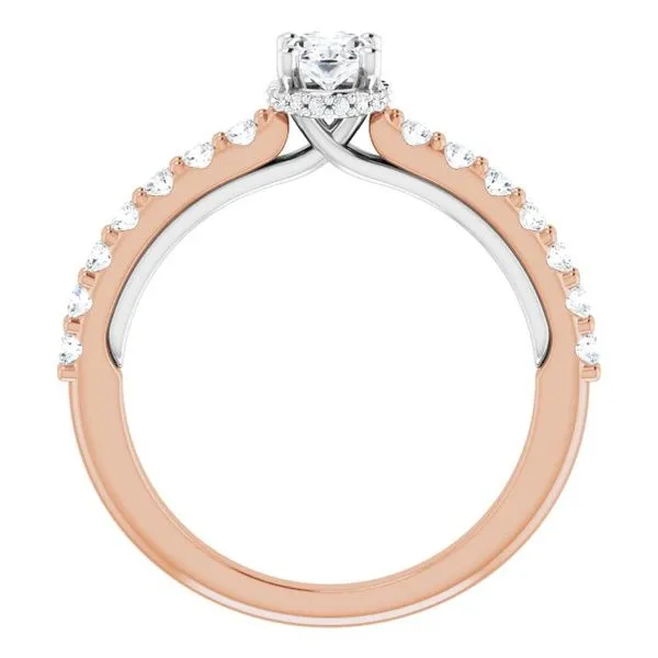 Hidden Halo-Style Engagement Ring Image 2 Arezzo Jewelers Elmwood Park, IL
