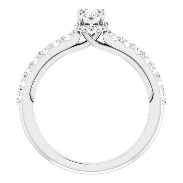 Hidden Halo-Style Engagement Ring Image 2 Rox Atlanta Jewelers Decatur, GA