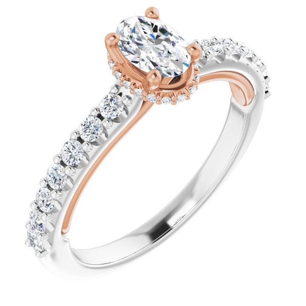 Hidden Halo-Style Engagement Ring