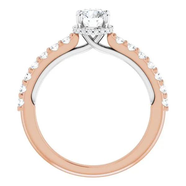 Hidden Halo-Style Engagement Ring Image 2 Arezzo Jewelers Elmwood Park, IL