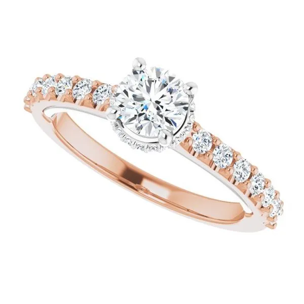 Hidden Halo-Style Engagement Ring Image 5 Arezzo Jewelers Elmwood Park, IL