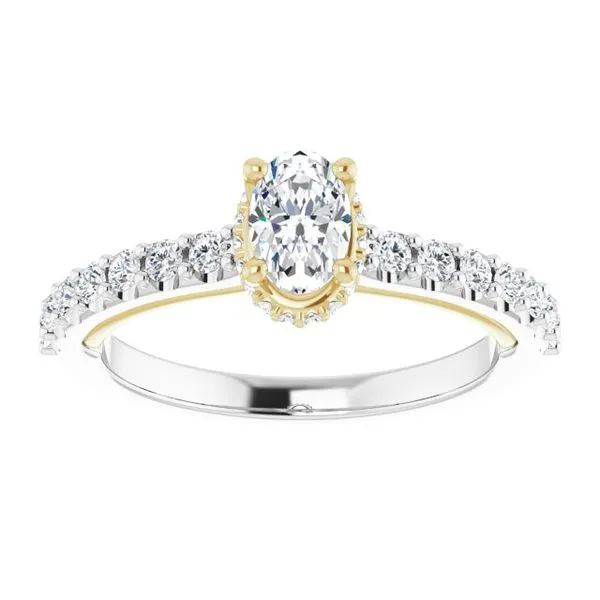 Hidden Halo-Style Engagement Ring Image 3 Rox Atlanta Jewelers Decatur, GA