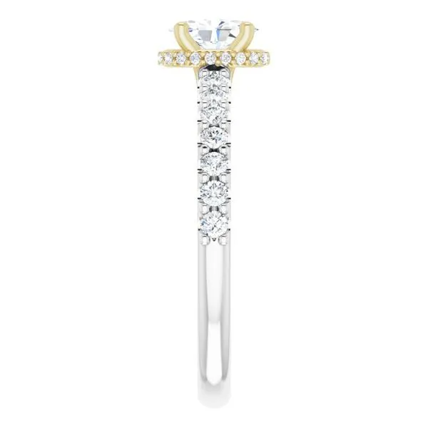 Hidden Halo-Style Engagement Ring Image 4 Rox Atlanta Jewelers Decatur, GA