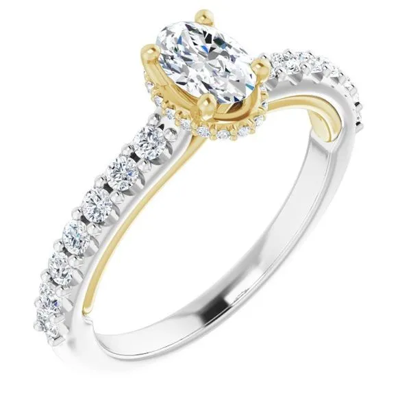 Hidden Halo-Style Engagement Ring Clater Jewelers Louisville, KY