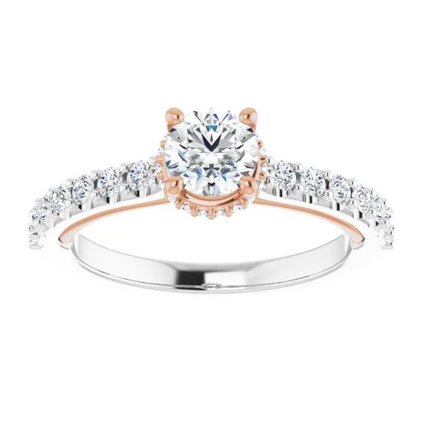 Hidden Halo-Style Engagement Ring Image 3 Arezzo Jewelers Elmwood Park, IL
