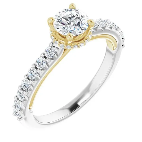 Hidden Halo-Style Engagement Ring Clater Jewelers Louisville, KY