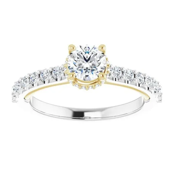 Hidden Halo-Style Engagement Ring Image 3 Arezzo Jewelers Elmwood Park, IL