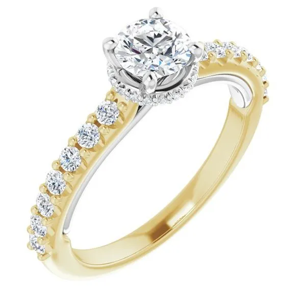 Hidden Halo-Style Engagement Ring Rox Atlanta Jewelers Decatur, GA