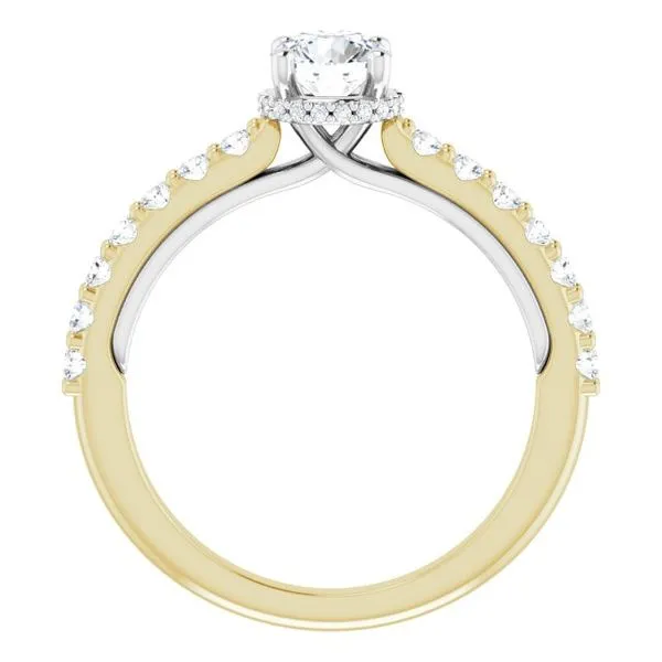 Hidden Halo-Style Engagement Ring Image 2 Rox Atlanta Jewelers Decatur, GA