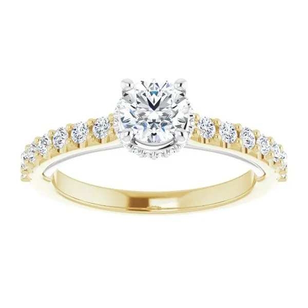 Hidden Halo-Style Engagement Ring Image 3 Rox Atlanta Jewelers Decatur, GA