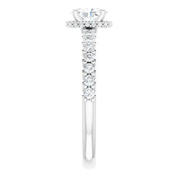 Hidden Halo-Style Engagement Ring Image 4 Austin's Fine Diamonds & Jewelry Lyndhurst, NJ