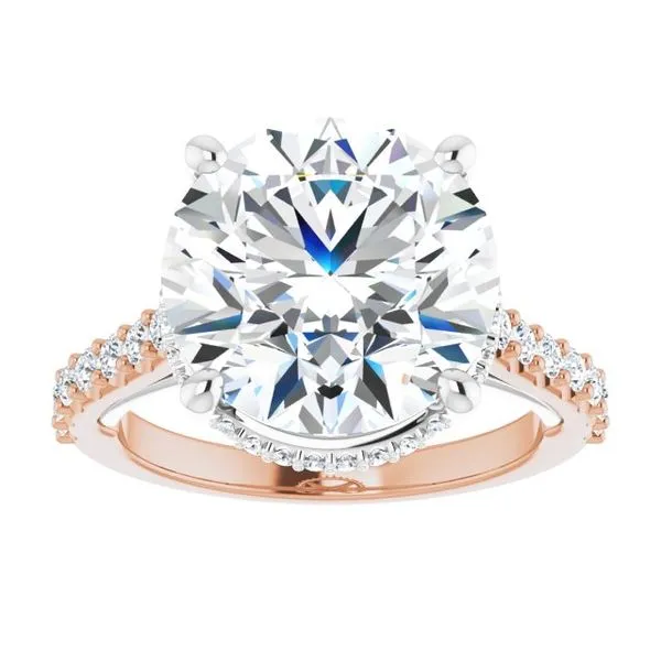 Hidden Halo-Style Engagement Ring Image 3 Paul James Jewelers Angels Camp, CA