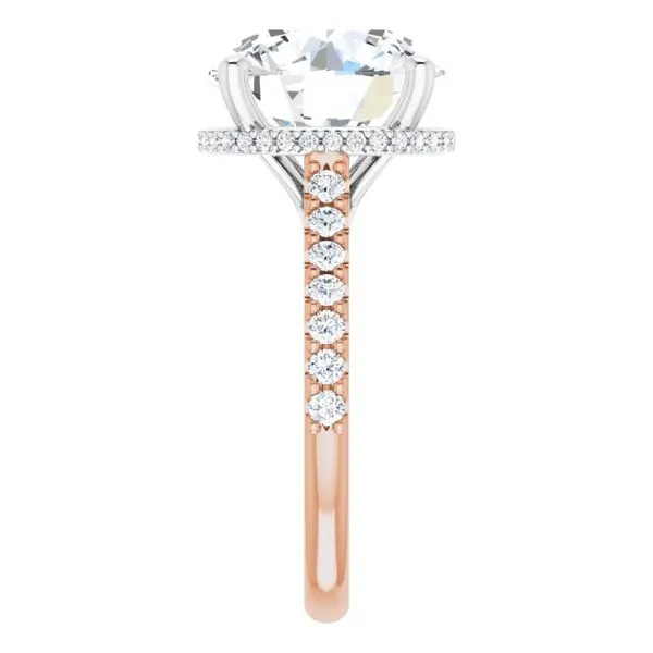 Hidden Halo-Style Engagement Ring Image 4 Paul James Jewelers Angels Camp, CA