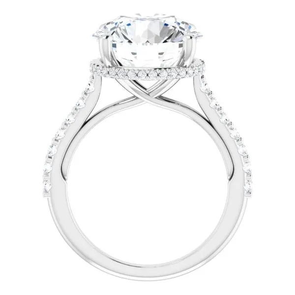Hidden Halo-Style Engagement Ring Image 2 Golden Sails Jewelers, Inc. Saint Petersburg, FL