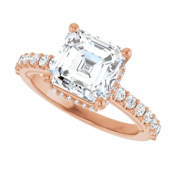 Hidden Halo-Style Engagement Ring Image 5 Austin's Fine Diamonds & Jewelry Lyndhurst, NJ