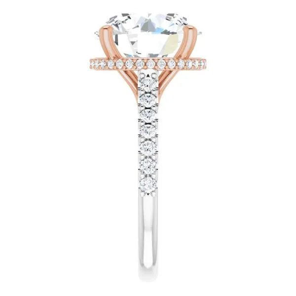 Hidden Halo-Style Engagement Ring Image 4 Clater Jewelers Louisville, KY