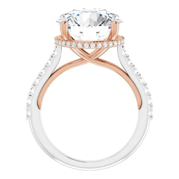 Hidden Halo-Style Engagement Ring Image 2 Rox Atlanta Jewelers Decatur, GA