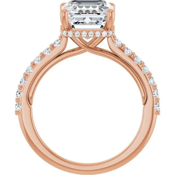 Hidden Halo-Style Engagement Ring Image 2 Shipley's Fine Jewelry Hampstead, MD