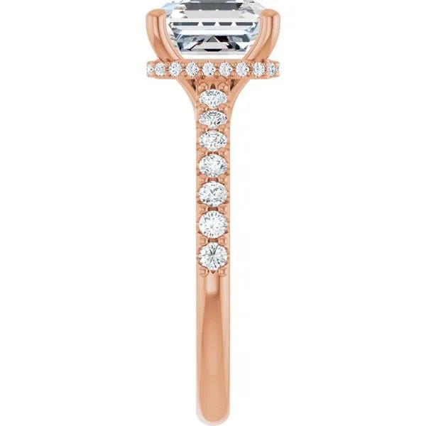 Hidden Halo-Style Engagement Ring Image 4 Golden Sails Jewelers, Inc. Saint Petersburg, FL