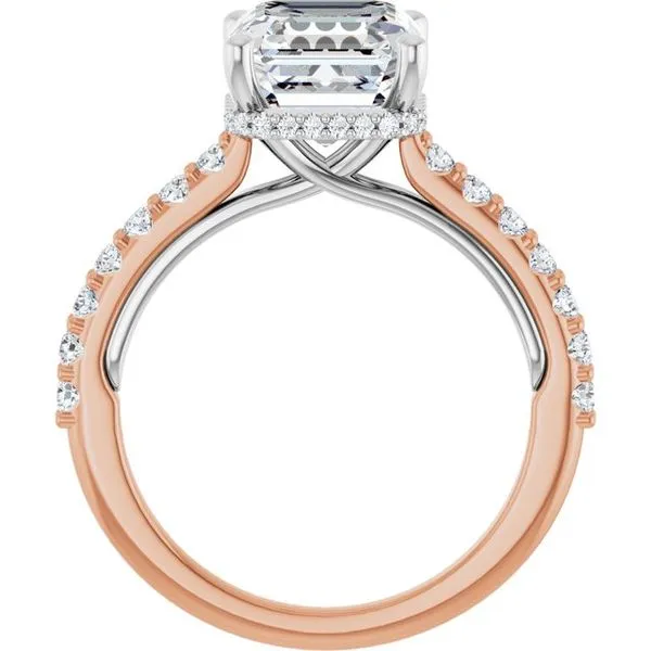 Hidden Halo-Style Engagement Ring Image 2 Austin's Fine Diamonds & Jewelry Lyndhurst, NJ