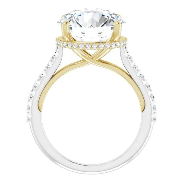 Hidden Halo-Style Engagement Ring Image 2 Witt's Jewelry Wayne, NE