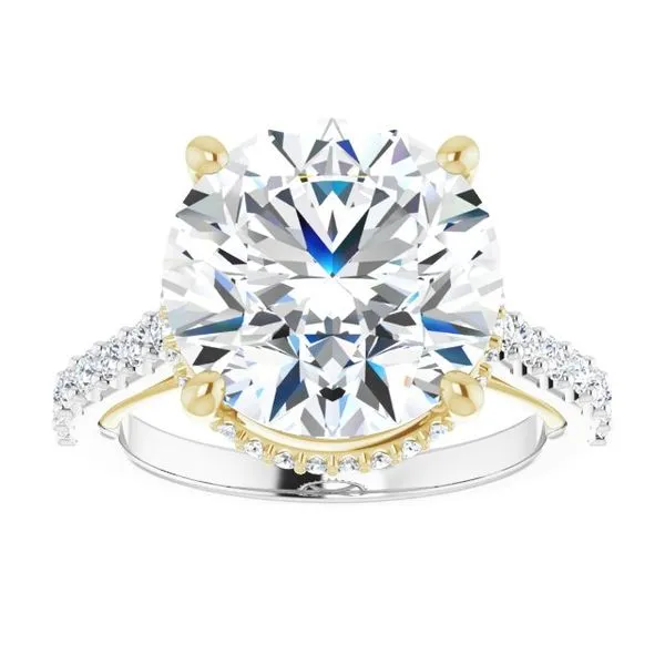 Hidden Halo-Style Engagement Ring Image 3 Witt's Jewelry Wayne, NE