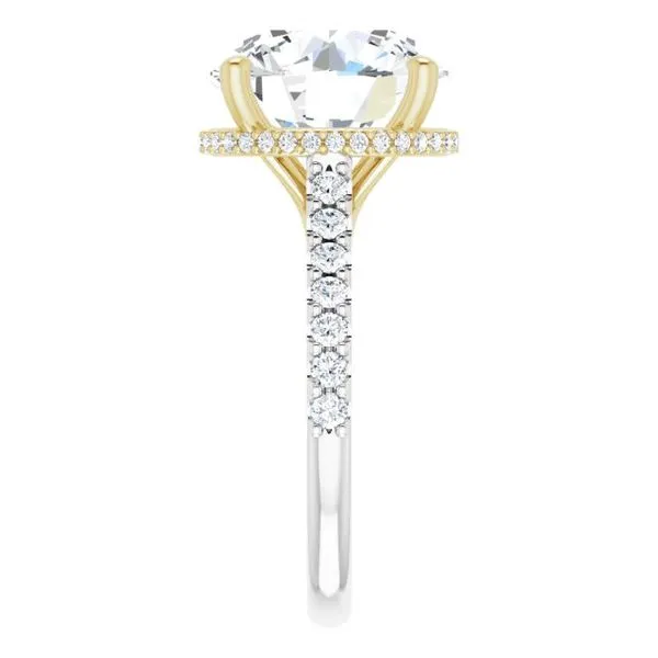 Hidden Halo-Style Engagement Ring Image 4 Rox Atlanta Jewelers Decatur, GA