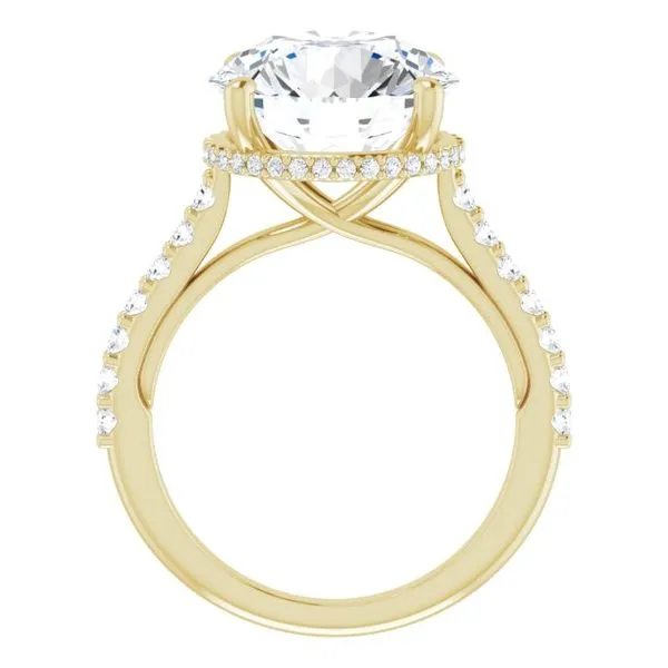 Hidden Halo-Style Engagement Ring Image 2 Dripping Diamonds Dripping Springs, TX