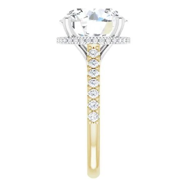 Hidden Halo-Style Engagement Ring Image 4 Arezzo Jewelers Elmwood Park, IL