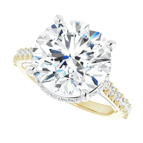 Hidden Halo-Style Engagement Ring Image 5 House of Silva Wooster, OH