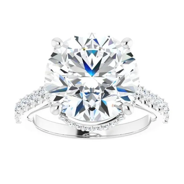 Hidden Halo-Style Engagement Ring Image 3 Rox Atlanta Jewelers Decatur, GA