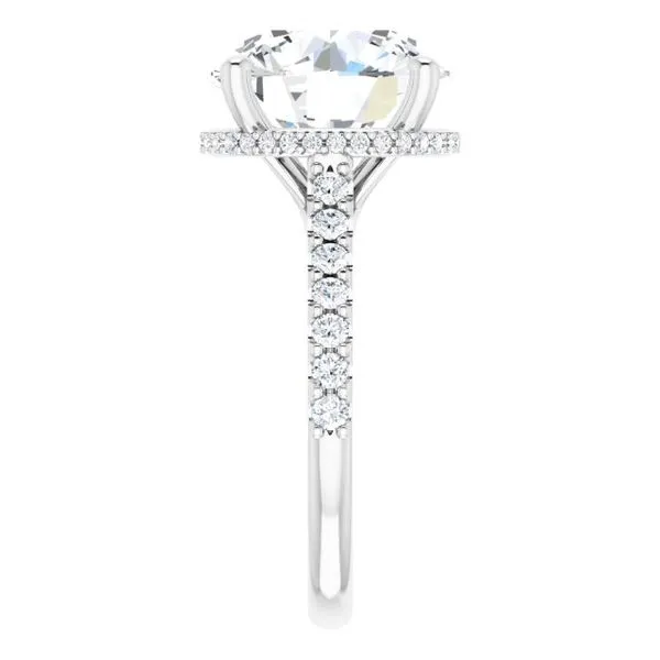 Hidden Halo-Style Engagement Ring Image 4 Paul James Jewelers Angels Camp, CA