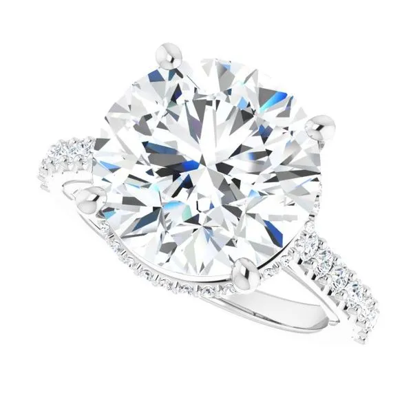 Hidden Halo-Style Engagement Ring Image 5 Paul James Jewelers Angels Camp, CA