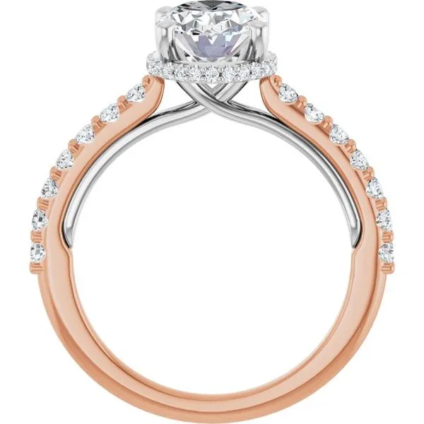 Hidden Halo-Style Engagement Ring Image 2 Rox Atlanta Jewelers Decatur, GA