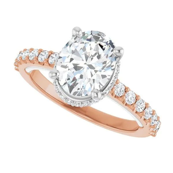 Hidden Halo-Style Engagement Ring Image 5 Rox Atlanta Jewelers Decatur, GA