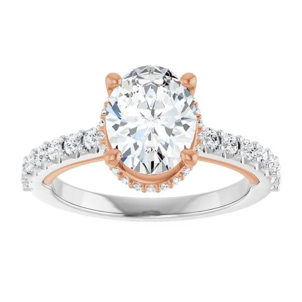 Hidden Halo-Style Engagement Ring Image 3 Arezzo Jewelers Elmwood Park, IL