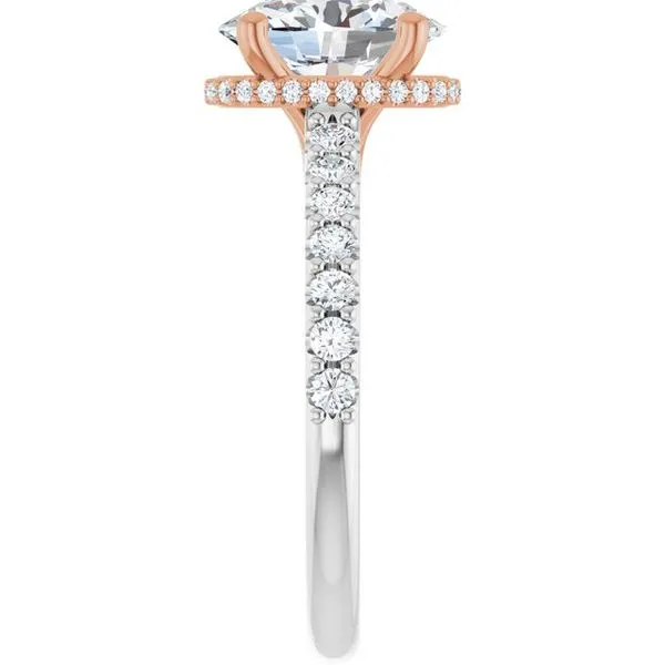Hidden Halo-Style Engagement Ring Image 4 Arezzo Jewelers Elmwood Park, IL