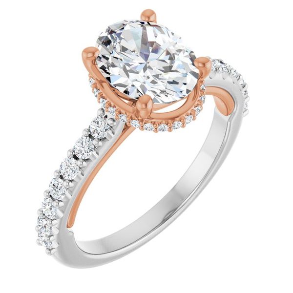 Hidden Halo-Style Engagement Ring