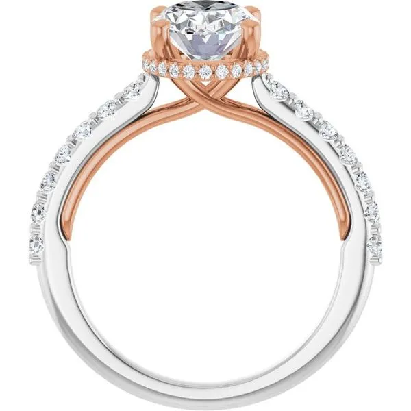 Hidden Halo-Style Engagement Ring Image 2 Clater Jewelers Louisville, KY