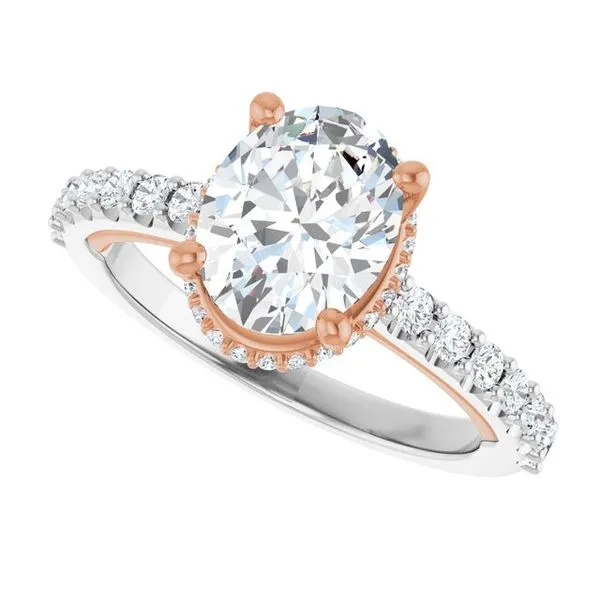 Hidden Halo-Style Engagement Ring Image 5 Clater Jewelers Louisville, KY