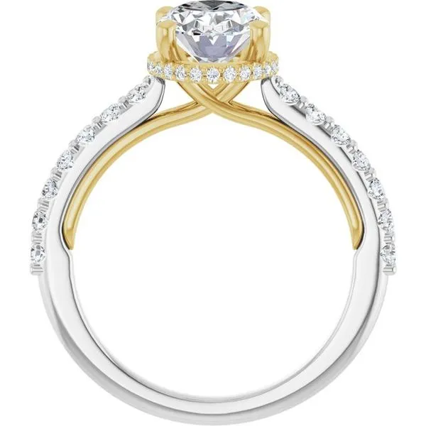 Hidden Halo-Style Engagement Ring Image 2 Rox Atlanta Jewelers Decatur, GA