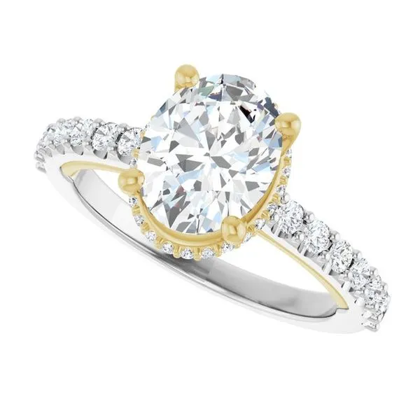 Hidden Halo-Style Engagement Ring Image 5 Rox Atlanta Jewelers Decatur, GA