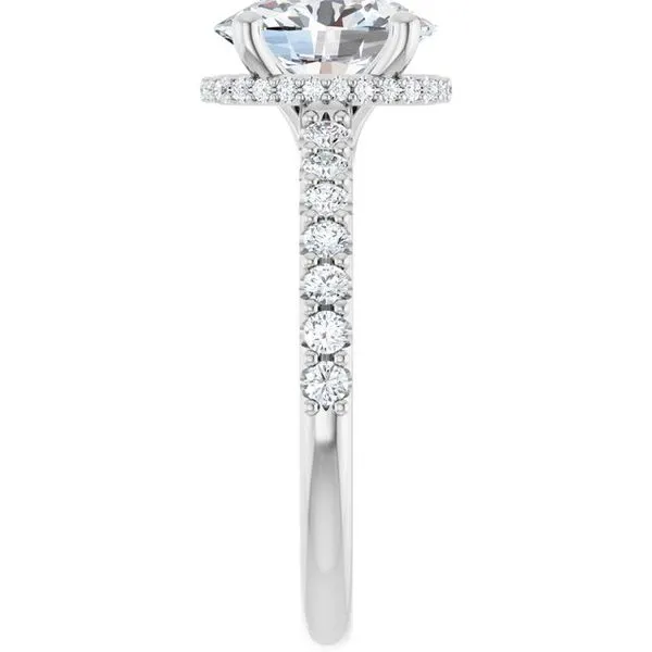 Hidden Halo-Style Engagement Ring Image 4 Austin's Fine Diamonds & Jewelry Lyndhurst, NJ