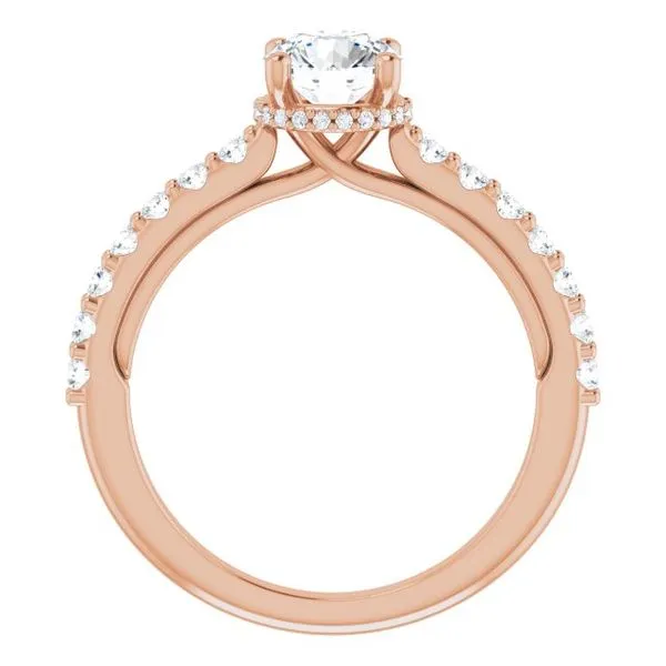 Hidden Halo-Style Engagement Ring Image 2 Rox Atlanta Jewelers Decatur, GA