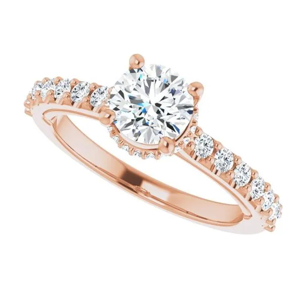 Hidden Halo-Style Engagement Ring Image 5 Rox Atlanta Jewelers Decatur, GA