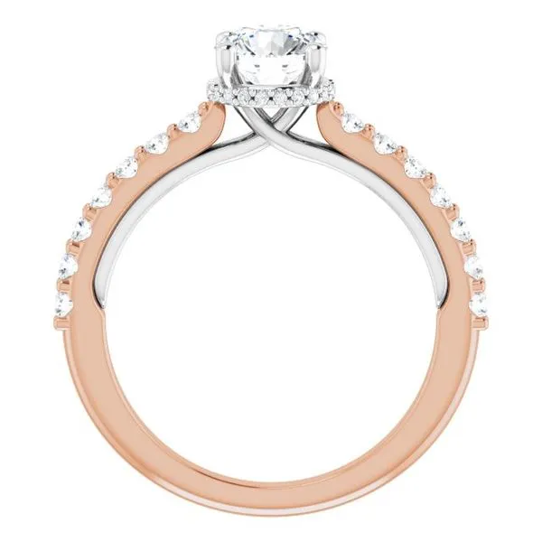 Hidden Halo-Style Engagement Ring Image 2 Clater Jewelers Louisville, KY
