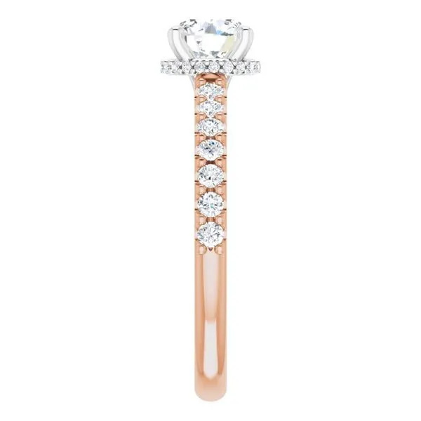 Hidden Halo-Style Engagement Ring Image 4 Clater Jewelers Louisville, KY