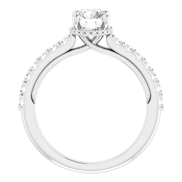 Hidden Halo-Style Engagement Ring Image 2 Rox Atlanta Jewelers Decatur, GA