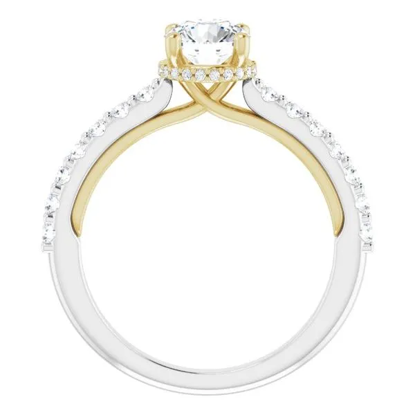 Hidden Halo-Style Engagement Ring Image 2 Clater Jewelers Louisville, KY